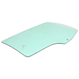 Rear, Driver and Passenger Side Door Glasses, Green Tint, 4-Door, Sedan, Replaces NAGS No. DD11481 GTNN, DD11482 GTNN