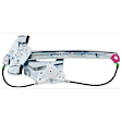 Rear, Driver and Passenger Side Power Window Regulator, Without Motor