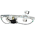 Rear, Driver and Passenger Side Power Window Regulator, With Motor