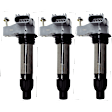 2011 Cadillac SRX - Ignition Coil, With 4-Pin connector, Excl. 4-Blade connector, Set of 3, 3.0L 6Cyl
