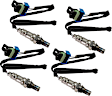 Before and After Catalytic Converter Oxygen Sensors, 4-Wire, Set Of 4