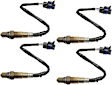 Before and After Catalytic Converter, Driver and Passenger Side Oxygen Sensors, 4-Wire