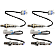Before and After Catalytic Converter Oxygen Sensor, Set of 4, 4-wire