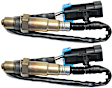 Before Catalytic Converter, Driver and Passenger Side Oxygen Sensors, 4-wire