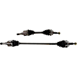 Front, Driver and Passenger Side Axle Assembly, Automatic/Manual Transmission