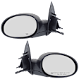 Driver and Passenger Side Mirrors, Power Adjust, Manual Folding, Heated, Textured Black, No Signal Light, No Memory, No Puddle Light, No Auto-Dimming, No Blind Spot Feature