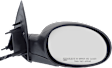 Driver and Passenger Side Mirrors, Power Adjust, Manual Folding, Heated, Textured Black, No Signal Light, No Memory, No Puddle Light, No Auto-Dimming, No Blind Spot Feature