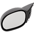 Driver and Passenger Side Mirrors, Power Adjust, Non-Folding, Non-Heated, Textured Black, No Signal Light, No Memory, No Puddle Light, No Auto-Dimming, No Blind Spot Feature