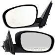 Driver and Passenger Side Mirrors, Power Adjust, Non-Folding, Non-Heated, Textured Black, No Signal Light, No Memory, No Puddle Light, No Auto-Dimming, No Blind Spot Feature