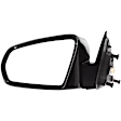 Sedan Driver and Passenger Side Mirror, Power Adjust, Non-Heated, Non-Folding, Paintable, No Signal Light, No Memory, No Puddle Light, No Auto-Dim, No Blind Spot Feature