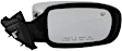 Driver and Passenger Side Mirrors, Power Adjust, Manual Folding, Heated, Chrome, No Signal Light, No Memory, No Puddle Light, No Auto-Dimming, No Blind Spot Feature, Convertible