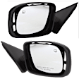 Convertible Driver and Passenger Side Mirror, Power Adjust, Heated, Manual Folding, Paintable, No Signal Light, No Memory, No Puddle Light, No Auto-Dim, No Blind Spot Feature