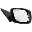 Convertible Driver and Passenger Side Mirror, Power Adjust, Heated, Manual Folding, Paintable, No Signal Light, No Memory, No Puddle Light, No Auto-Dim, No Blind Spot Feature