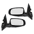 Sedan Driver and Passenger Side Mirror, Power Adjust, Heated, Manual Folding, Paintable, No Signal Light, No Memory, No Puddle Light, No Auto-Dimming, No Blind Spot Feature