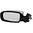 Sedan Driver and Passenger Side Mirror, Power Adjust, Heated, Manual Folding, Chrome, No Signal Light, No Memory, No Puddle Light, No Auto-Dim, No Blind Spot Feature