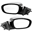 Driver and Passenger Side Mirror, Power Adjust, Heated, Non-Folding, Chrome, No Signal Light, No Memory, No Puddle Light, No Auto-Dim, No Blind Spot Feature