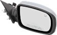 Driver and Passenger Side Mirrors, Power Adjust, Manual Folding, Heated, Chrome, No Signal Light, No Memory, No Puddle Light, No Auto-Dimming, No Blind Spot Feature