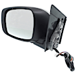 Driver and Passenger Side Mirror, Power Adjust, Heated, Power Folding, Chrome, In-housing Signal Light, Driver Side - With Memory; Passenger Side - No Memory, No Puddle Light, No Auto-Dim