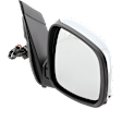 Driver and Passenger Side Mirror, Power Adjust, Heated, Manual Folding, Chrome, In-housing Signal Light, Driver Side - No Memory; Passenger Side - With Memory, No Puddle Light, No Auto-Dim