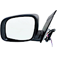 Driver and Passenger Side Mirror, Power Adjust, Heated, Manual Folding, Chrome, In-housing Signal Light, Driver Side - No Memory; Passenger Side - With Memory, No Puddle Light, No Auto-Dim