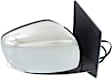 Driver and Passenger Side Mirror, Power Adjust, Heated, Manual Folding, Chrome, In-housing Signal Light, No Memory, No Puddle Light, No Auto-Dim, No Blind Spot Feature