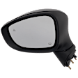 Driver and Passenger Side Mirror, Power Adjust, Heated, Power Folding, Paintable, In-housing Signal Light, With Memory, With Puddle Light, No Auto-Dim, With Blind Spot Detection in Glass