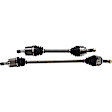 Front, Driver and Passenger Side Axle Assembly, 1.8L Engine, Automatic Transmission