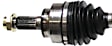 Front, Driver and Passenger Side Axle Assembly, 1.8L Engine, Automatic Transmission