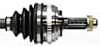 2005 Acura RSX - Front, Driver and Passenger Side Axle Assembly, New, 2.0L 4Cyl