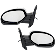 Driver and Passenger Side Mirror, Power Adjust, Heated, Manual Folding, Chrome, No Signal Light, No Memory, No Puddle Light, No Auto-Dim, No Blind Spot Feature