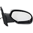 Driver and Passenger Side Mirror, Power Adjust, Heated, Manual Folding, Chrome, No Signal Light, No Memory, No Puddle Light, No Auto-Dim, No Blind Spot Feature