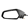 Driver and Passenger Side Mirrors, Power Adjust, Manual Folding, Non-Heated, Paintable, No Signal Light, No Memory, No Puddle Light, No Auto-Dimming, No Blind Spot Feature