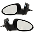 Driver and Passenger Side Mirror, Manual Adjust, Non-Heated, Manual Folding, Paintable, No Signal Light, No Memory, No Puddle Light, No Auto-Dim, No Blind Spot Feature