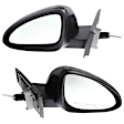 Driver and Passenger Side Mirror, Manual Adjust, Non-Heated, Manual Folding, Paintable, No Signal Light, No Memory, No Puddle Light, No Auto-Dim, No Blind Spot Feature