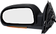 Driver and Passenger Side Mirrors, Power Adjust, Manual Folding, Heated, Textured Black, In-housing Signal Light, No Memory, No Puddle Light, No Auto-Dimming, No Blind Spot Feature