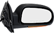 Driver and Passenger Side Mirrors, Power Adjust, Manual Folding, Heated, Textured Black, In-housing Signal Light, No Memory, No Puddle Light, No Auto-Dimming, No Blind Spot Feature