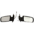 Driver and Passenger Side Mirrors, Power Adjust, Manual Folding, Non-Heated, Paintable, No Signal Light, No Memory, No Puddle Light, No Auto-Dimming, No Blind Spot Feature