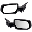 Driver and Passenger Side Mirrors, Power Adjust, Heated, Manual Folding, Paintable, With Blind Spot Detection in Glass, No Signal Light, No Memory, For Models Without Lane Change Assist