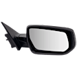 Driver and Passenger Side Mirrors, Power Adjust, Heated, Manual Folding, Paintable, With Blind Spot Detection in Glass, No Signal Light, No Memory, For Models Without Lane Change Assist
