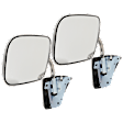 Driver and Passenger Side, Mirrors, Non-Heated, Manual Folding, Polished