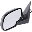 Driver and Passenger Side Mirror, Power Adjust, Heated, Manual Folding, Paintable, No Signal Light, No Memory, No Puddle Light, No Auto-Dim, No Blind Spot Feature