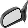 Driver and Passenger Side Mirrors, Manual Adjust, Manual Folding, Non-Heated, Textured Black, No Signal Light, No Memory, No Puddle Light, No Auto-Dimming