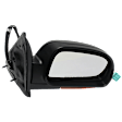 2004 Buick Rainier - Driver and Passenger Side Mirror, Without Memory, Power Adjust, Heated, Textured Black, Manual Folding, In-housing Signal Light, No Blind Spot Feature, With Memory, No Puddle Light, No Auto-Dimming