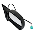 2004 Buick Rainier - Driver and Passenger Side Mirror, Without Memory, Power Adjust, Heated, Textured Black, Manual Folding, In-housing Signal Light, No Blind Spot Feature, With Memory, No Puddle Light, No Auto-Dimming