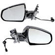 Driver and Passenger Side Mirrors, Power Adjust, Manual Folding, Heated, Paintable, No Signal Light, No Memory, No Puddle Light, No Auto-Dimming, No Blind Spot Feature