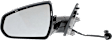 Driver and Passenger Side Mirrors, Power Adjust, Manual Folding, Heated, Paintable, No Signal Light, No Memory, No Puddle Light, No Auto-Dimming, No Blind Spot Feature