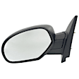 Driver and Passenger Side Mirror, Manual Adjust, Non-Heated, Manual Folding, Textured Black, No Signal Light, No Memory, No Puddle Light, No Auto-Dim, No Blind Spot Feature