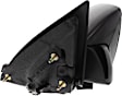 Driver and Passenger Side Mirrors, Power Adjust, Manual Folding, Non-Heated, Paintable, No Signal Light, No Memory, No Puddle Light, No Auto-Dimming, No Blind Spot Feature