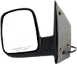Driver and Passenger Side Mirror, Power Adjust, Heated, Manual Folding, Textured Black, No Signal Light, No Memory, No Puddle Light, No Auto-Dim, No Blind Spot Feature