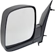 Driver and Passenger Side Mirror, Manual Adjust, Non-Heated, Manual Folding, Textured Black, No Signal Light, No Memory, No Puddle Light, No Auto-Dim, No Blind Spot Feature